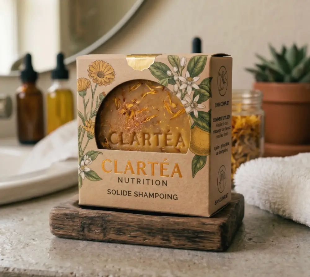Packaging shampoing nourrissant