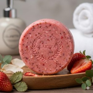 Gel douche solide à la fraise