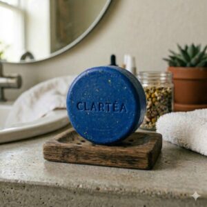 savon solide environnement salle de bain