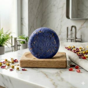 Savon Solide shampoing dans une salle de bain