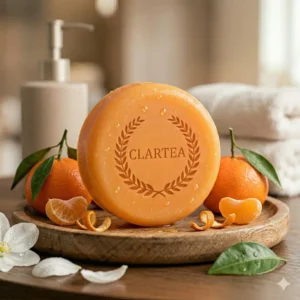 gel douche solide à la clémentine